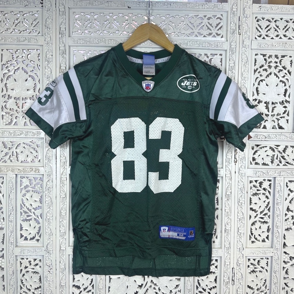 Kids New York Jets Reebok Santana Moss 83‎ NFL Football Jersey Sz Kids Medium